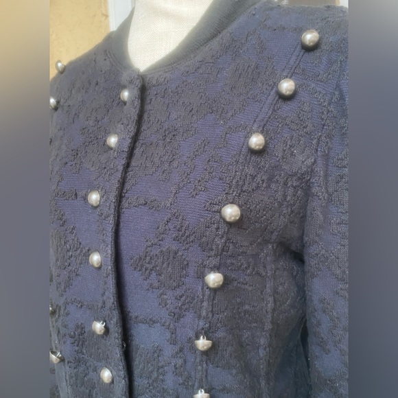 free people military button tapestry woven jacket sz. l - Picture 2 of 15